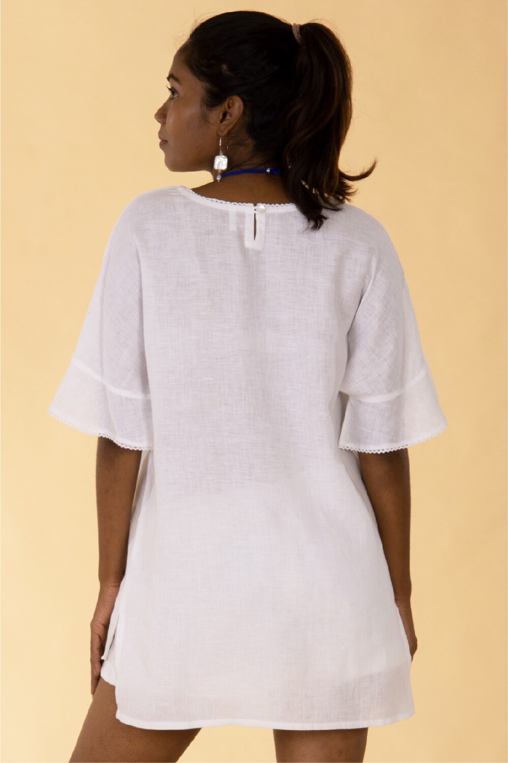 FRILL SLEEVE BLOUSE