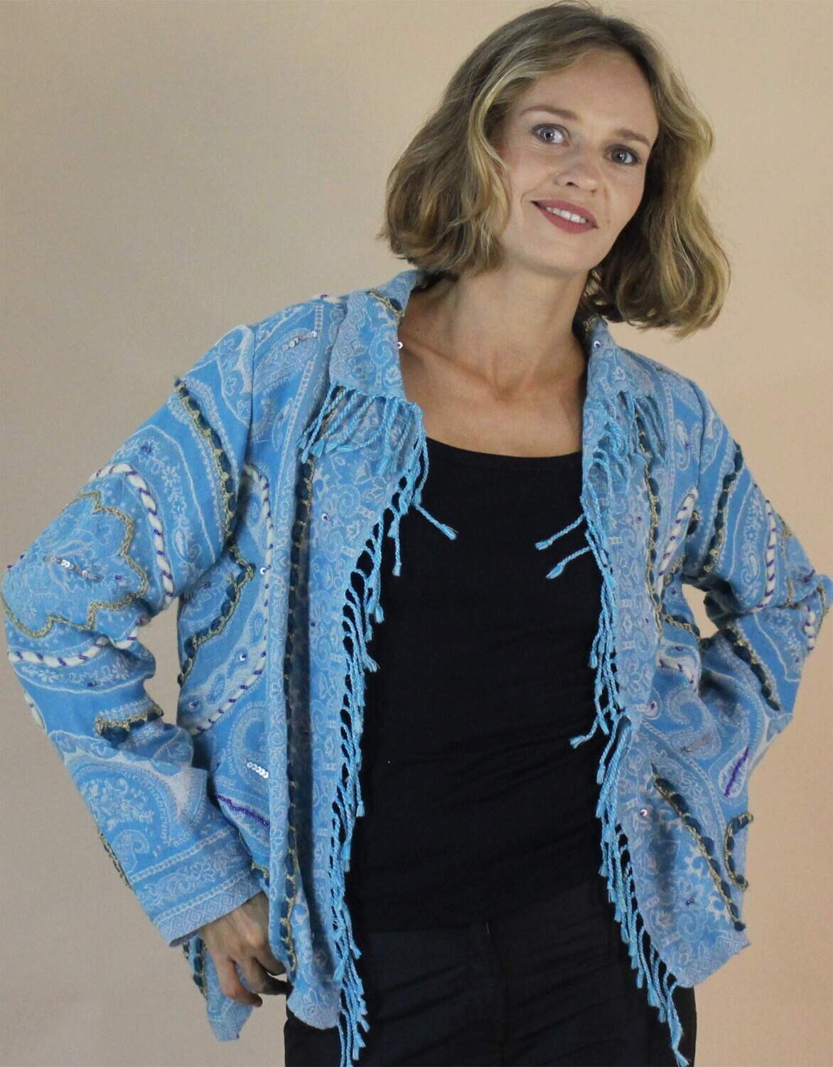 ALICE JACKET TURQUOISE