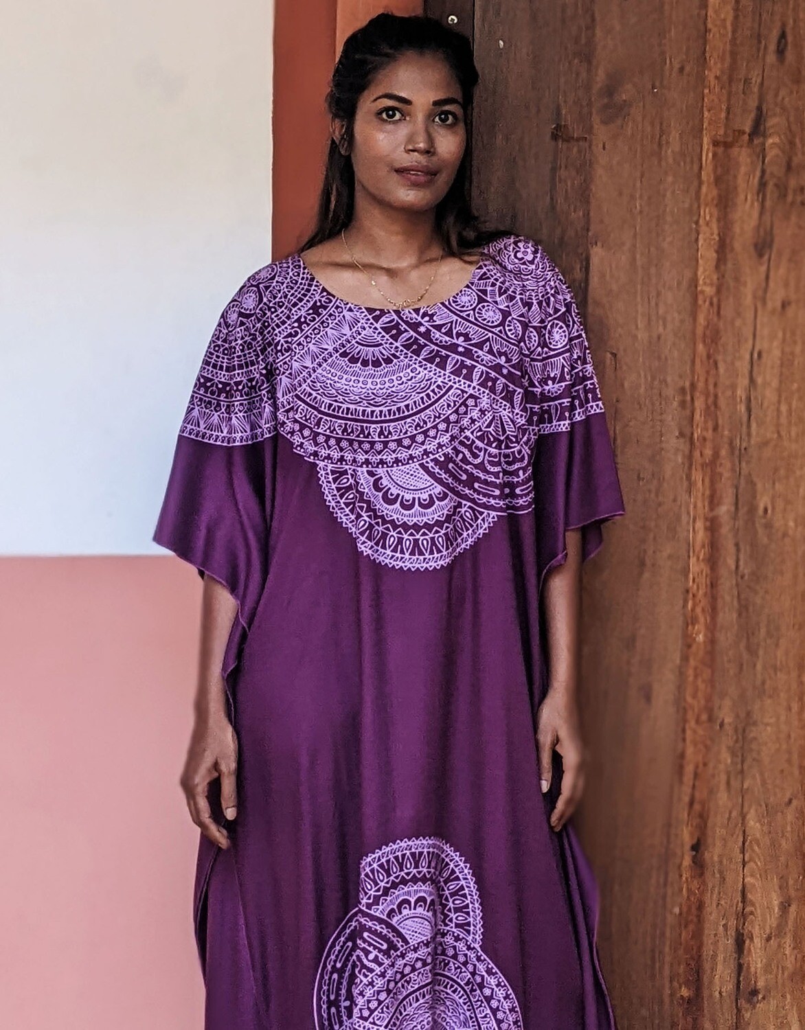 MANDALA KAFTAN PURPLE