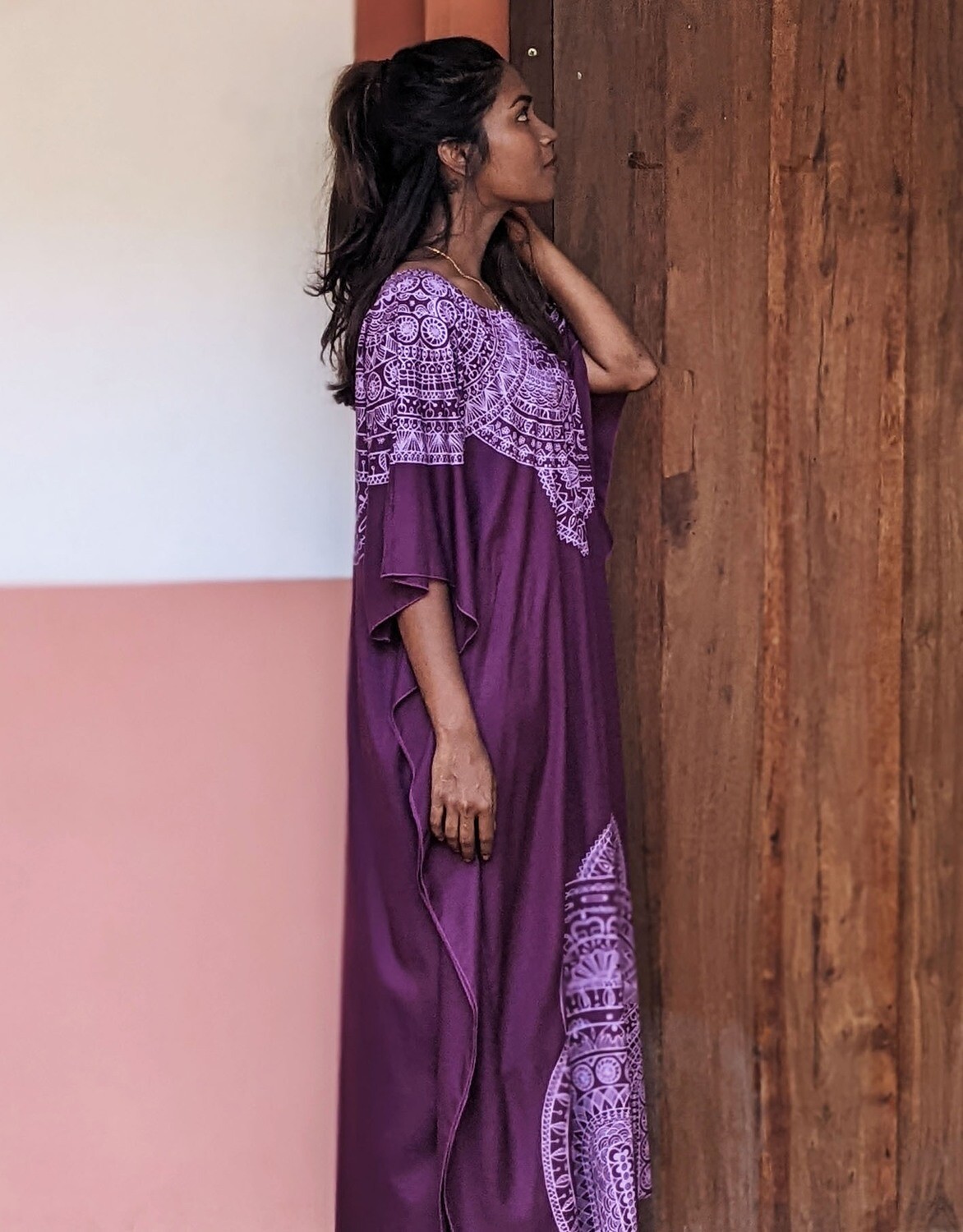 MANDALA KAFTAN PURPLE