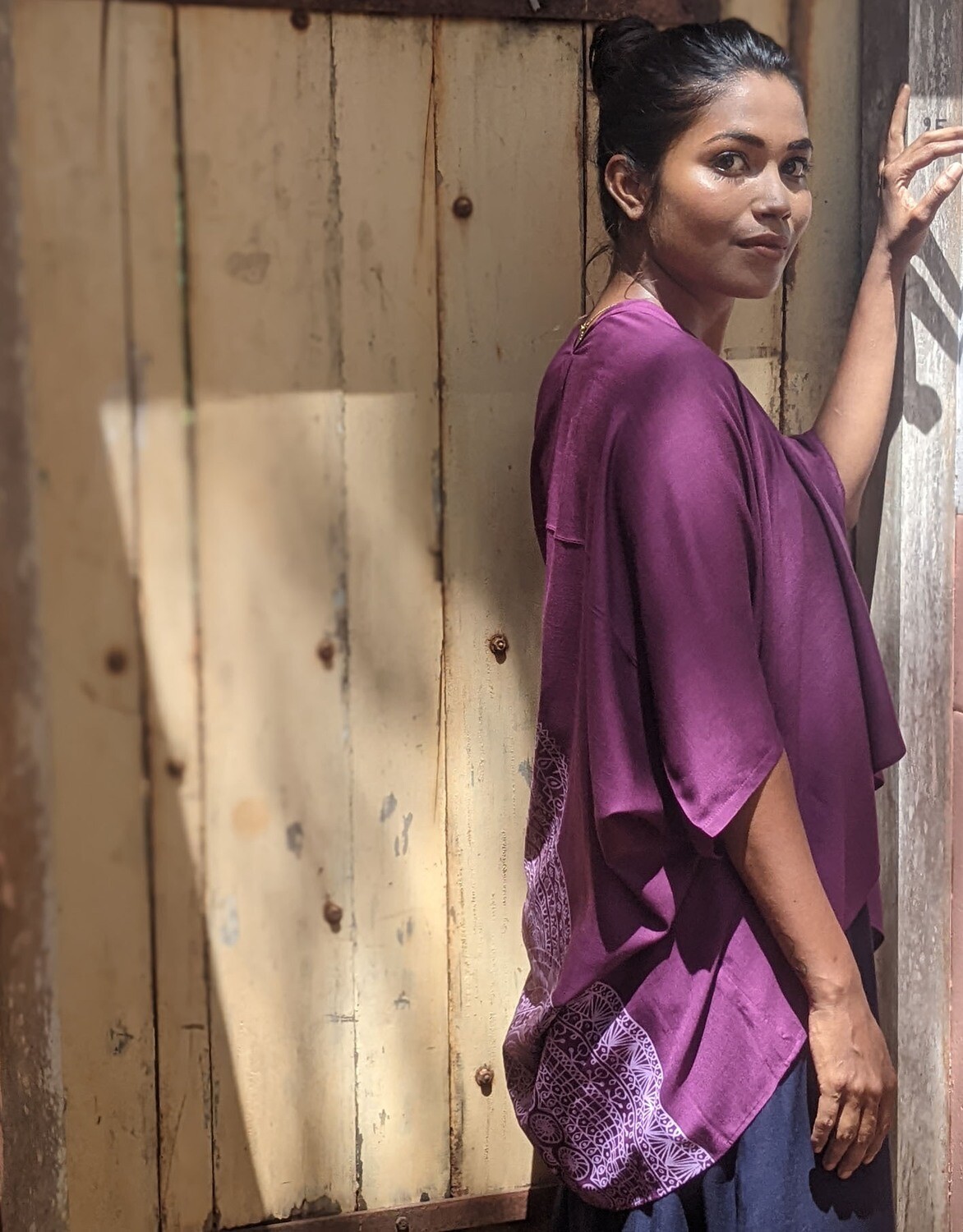 MANDALA SHORT PONCHO