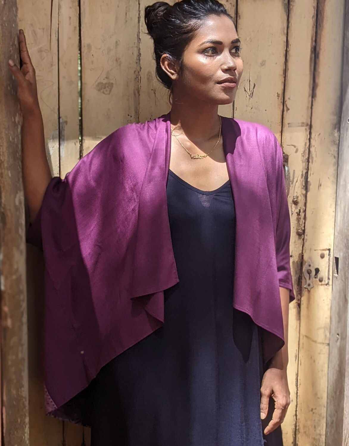 MANDALA SHORT PONCHO