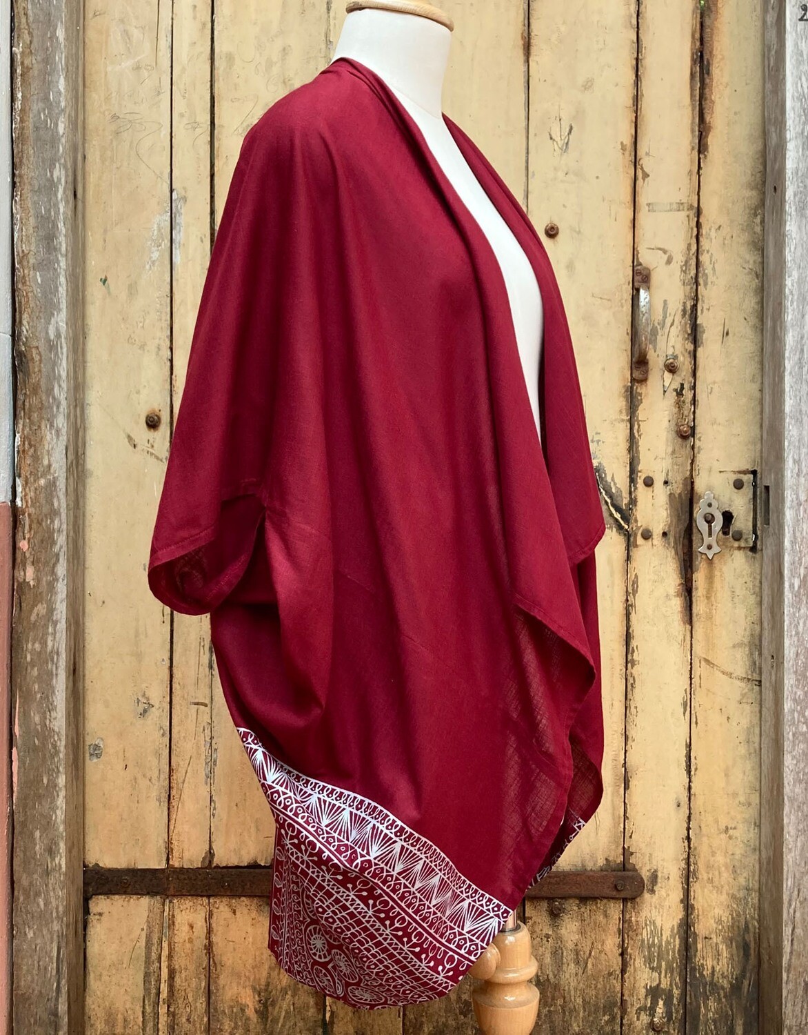 MANDALA SHORT PONCHO