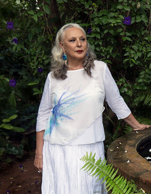 ASTER HAND PAINTED TOP