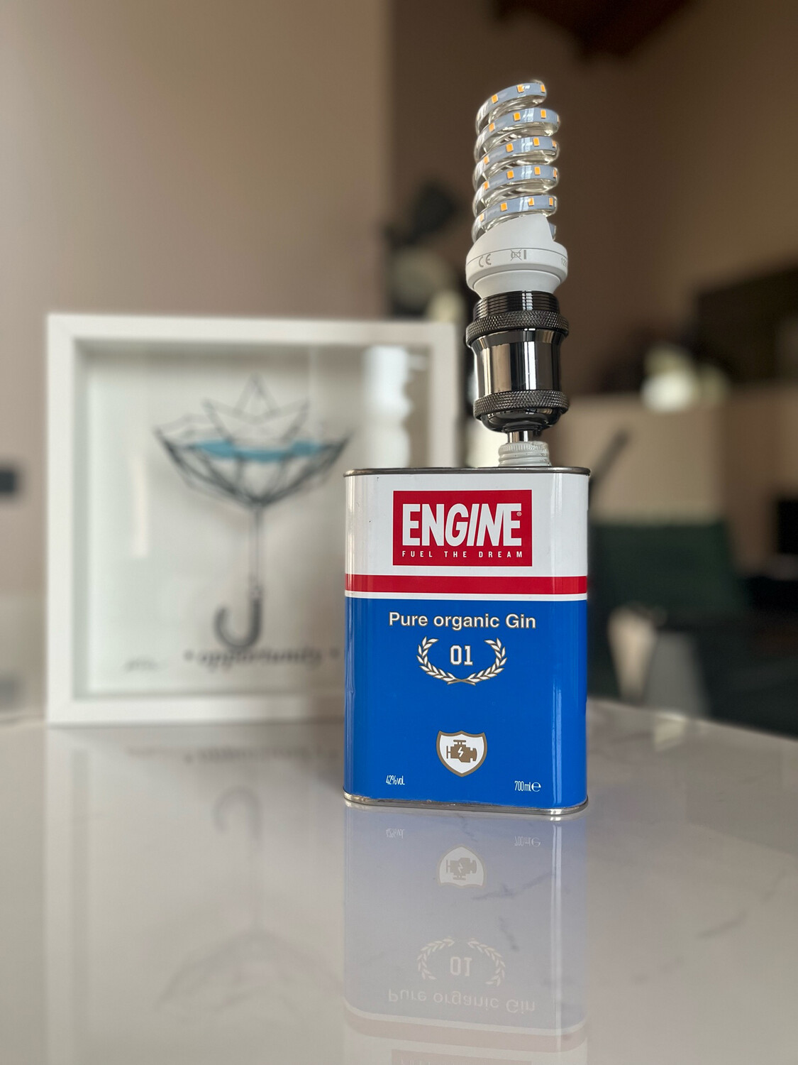Lampada engine (incisione personalizzata)