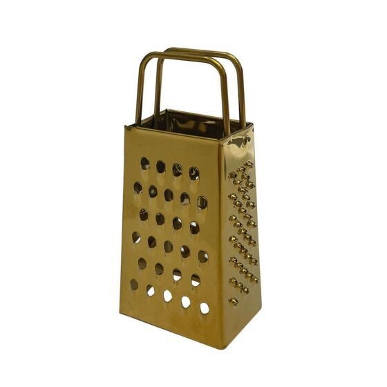 Mini rasp voor Amberblokjes goud/messingkleur