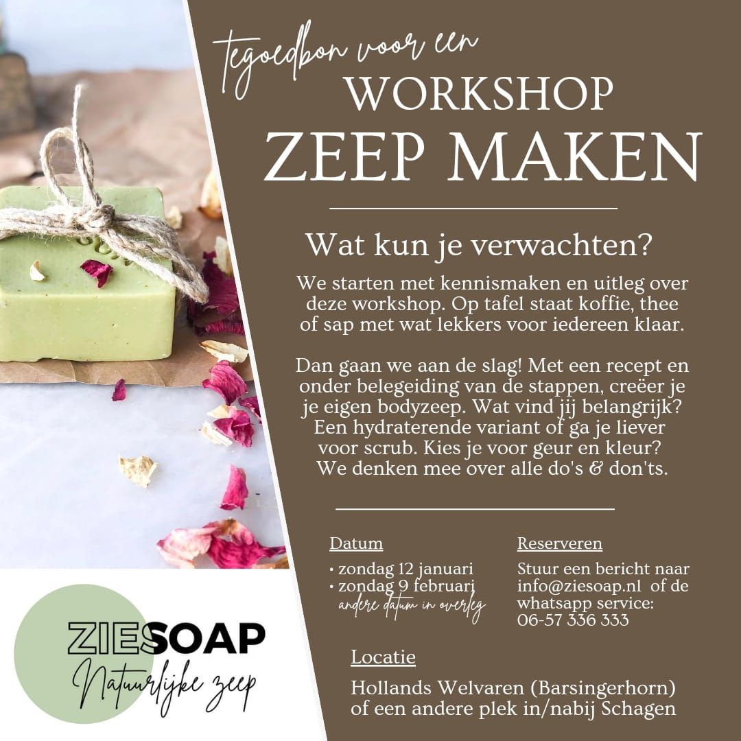 Zondag 12 januari: Ambachtelijke zeep maken