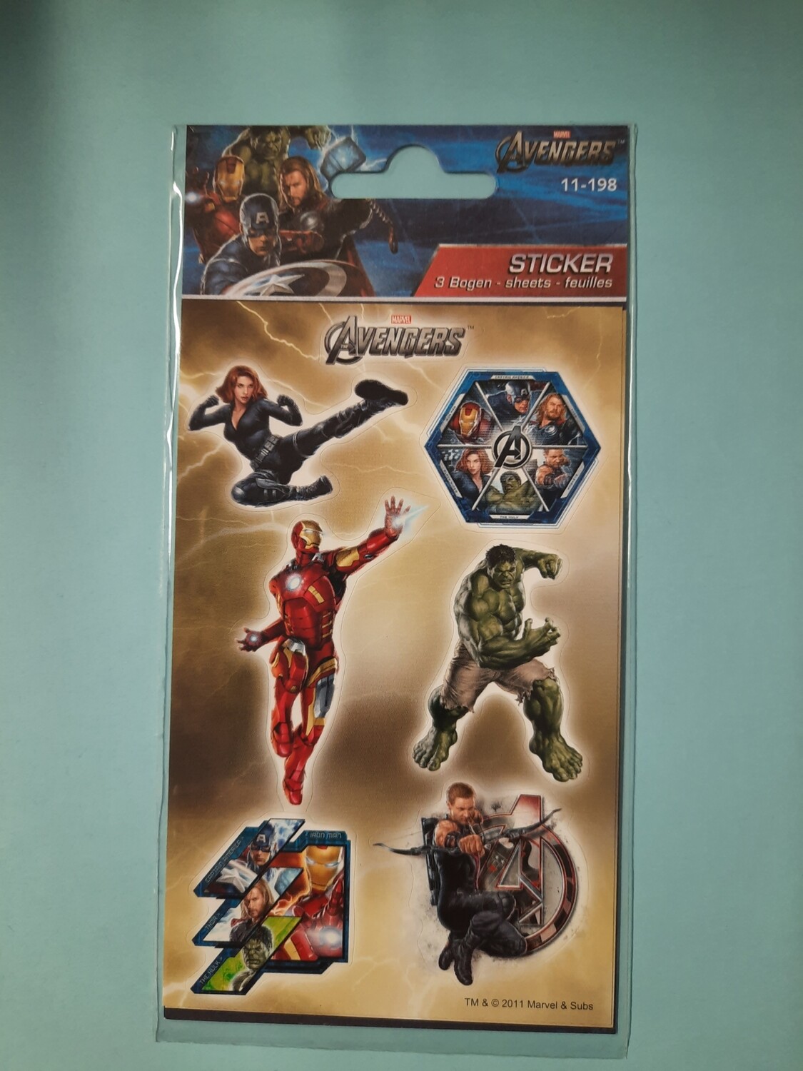 Marvel/ Avenger, Sticker, Aufkleber, neu