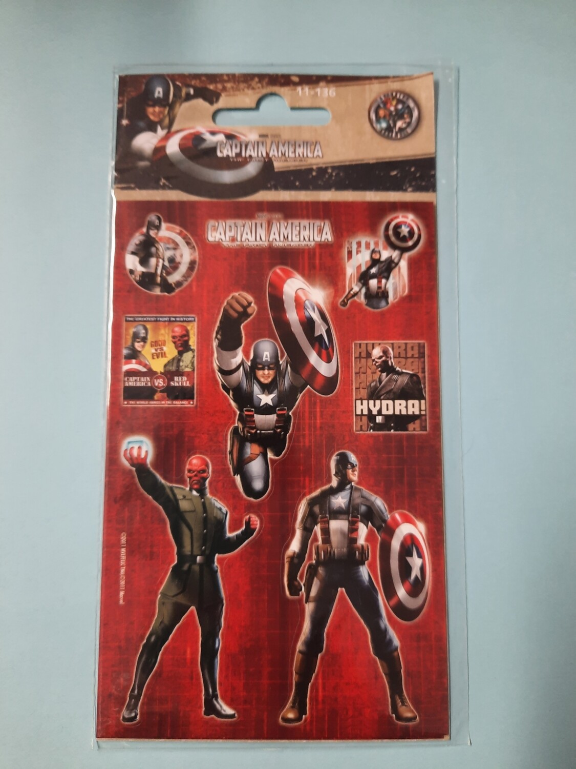 Marvel/ Captain Amerika, Sticker, Aufkleber, neu