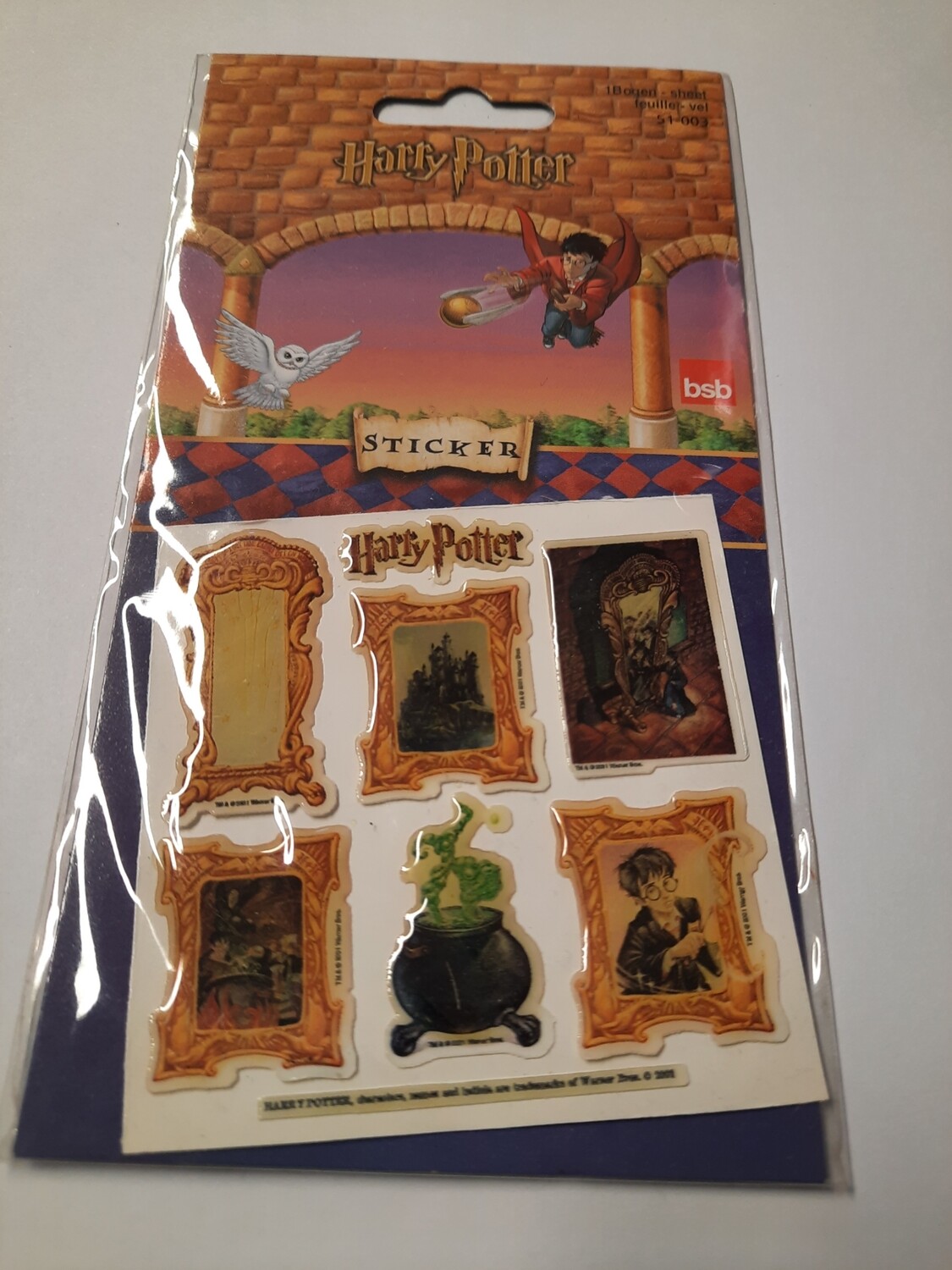 Sticker Aufkleber, 80er/90er Jahre Spielzeug, Harry Potter 