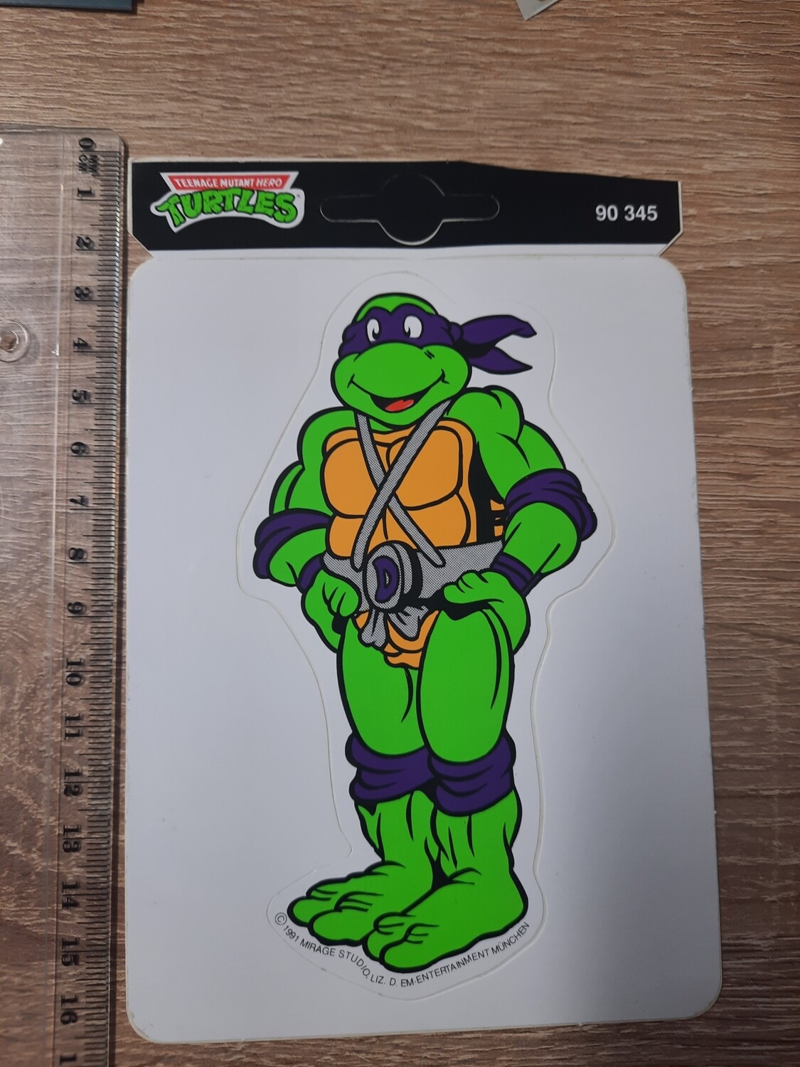 Turtles Sticker groß/ 90er Jahre Spielzeug