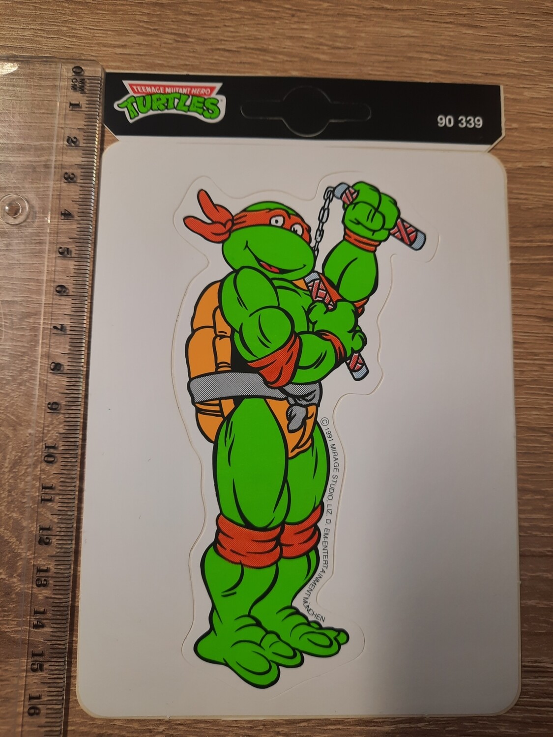 Turtles Sticker groß/ 90er Jahre Spielzeug