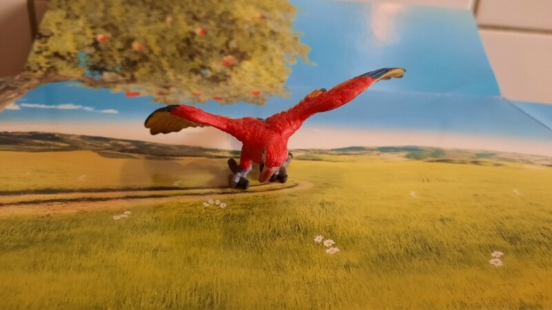 Schleich Wild Life/ Papagei in rot (149)