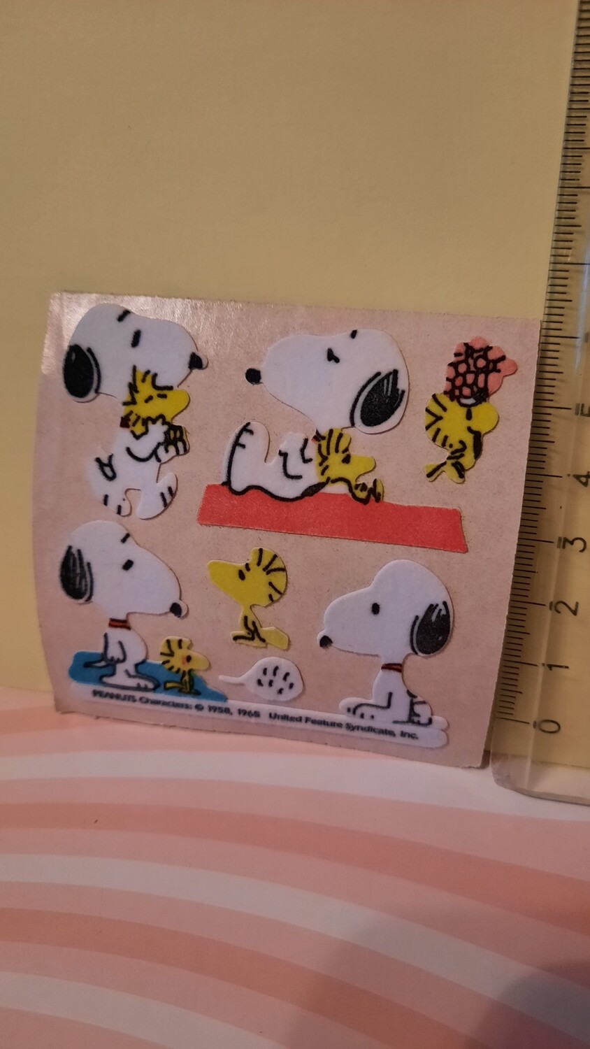 Sticker/ Papier Abriss ( Big/ Maxi ) 80er/ 90er Jahre Spielzeug, Snoopy 