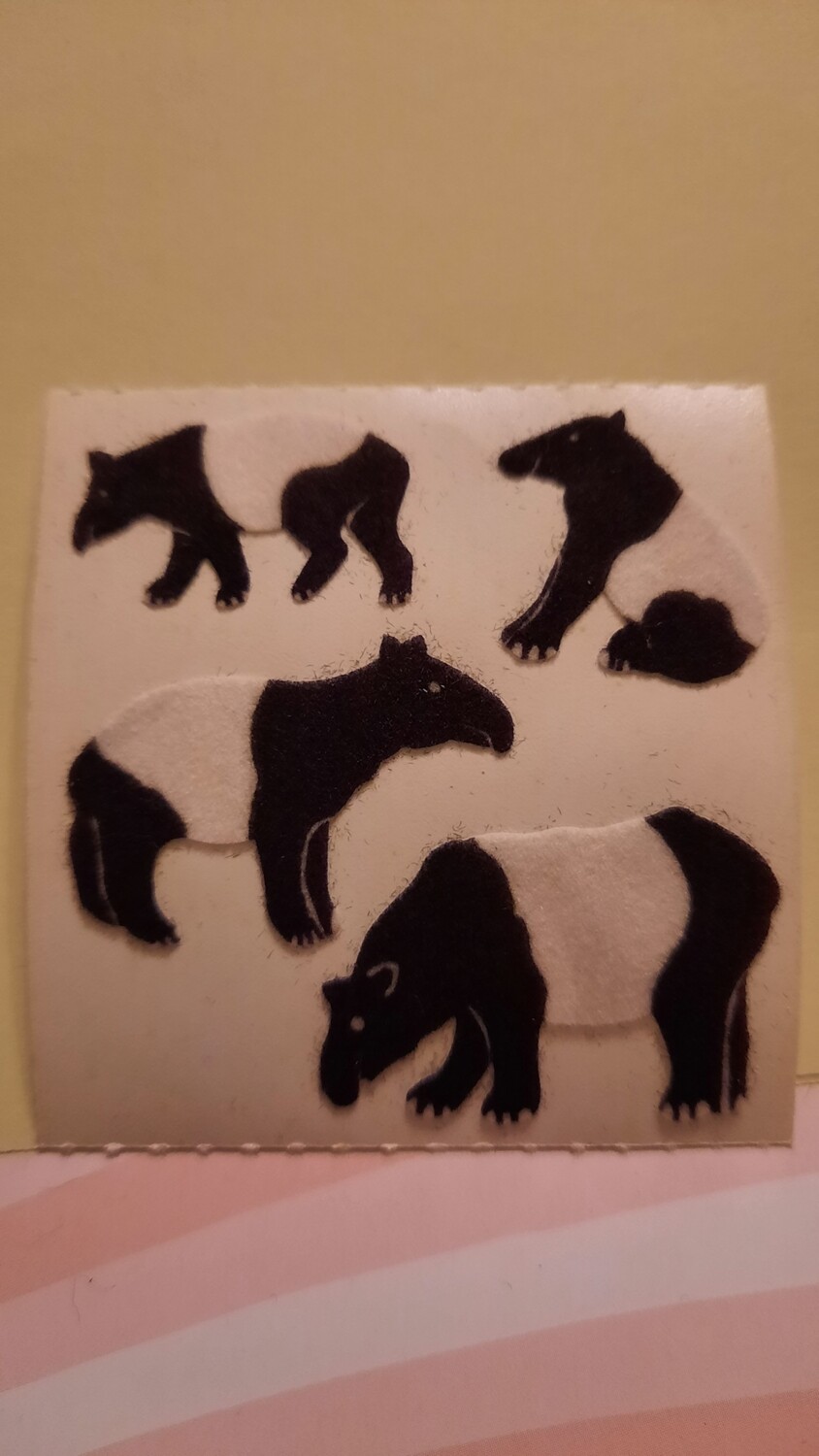 Sandylion Sticker Abriss, Fuzzy 80er/ 90er Jahre Spielzeug