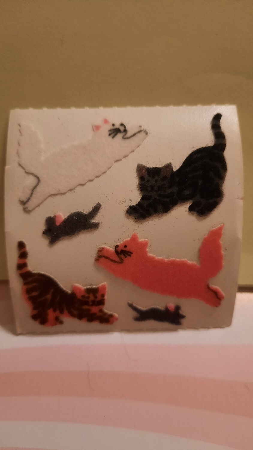 Sandylion Sticker Abriss, Fuzzy 80er/ 90er Jahre Spielzeug
