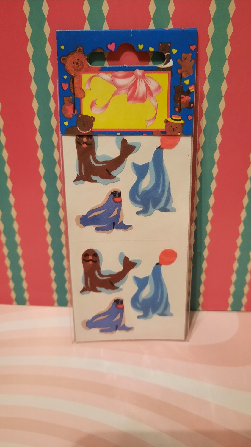 Sticker/ Stoff Abriss, 80er/ 90er Jahre Spielzeug in OVP