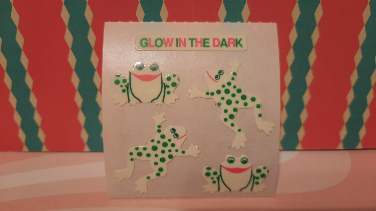 Sandylion Sticker Abriss 1x, 80er/ 90er Jahre Spielzeug, Glow in the Dark!!!
