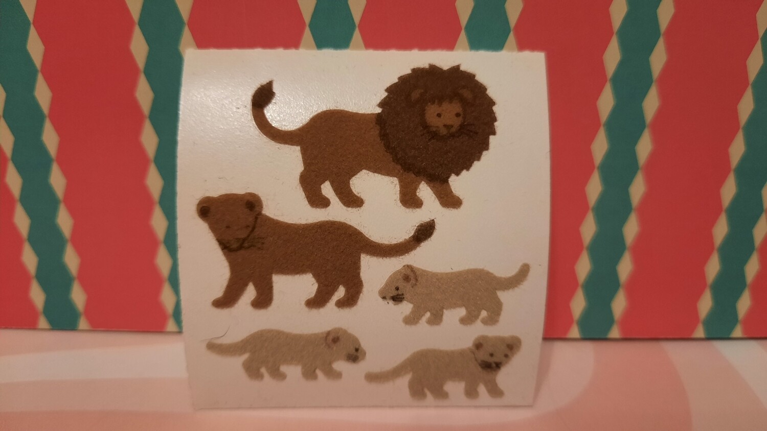 Sandylion Sticker Abriss, Fuzzy 80er/ 90er Jahre Spielzeug 