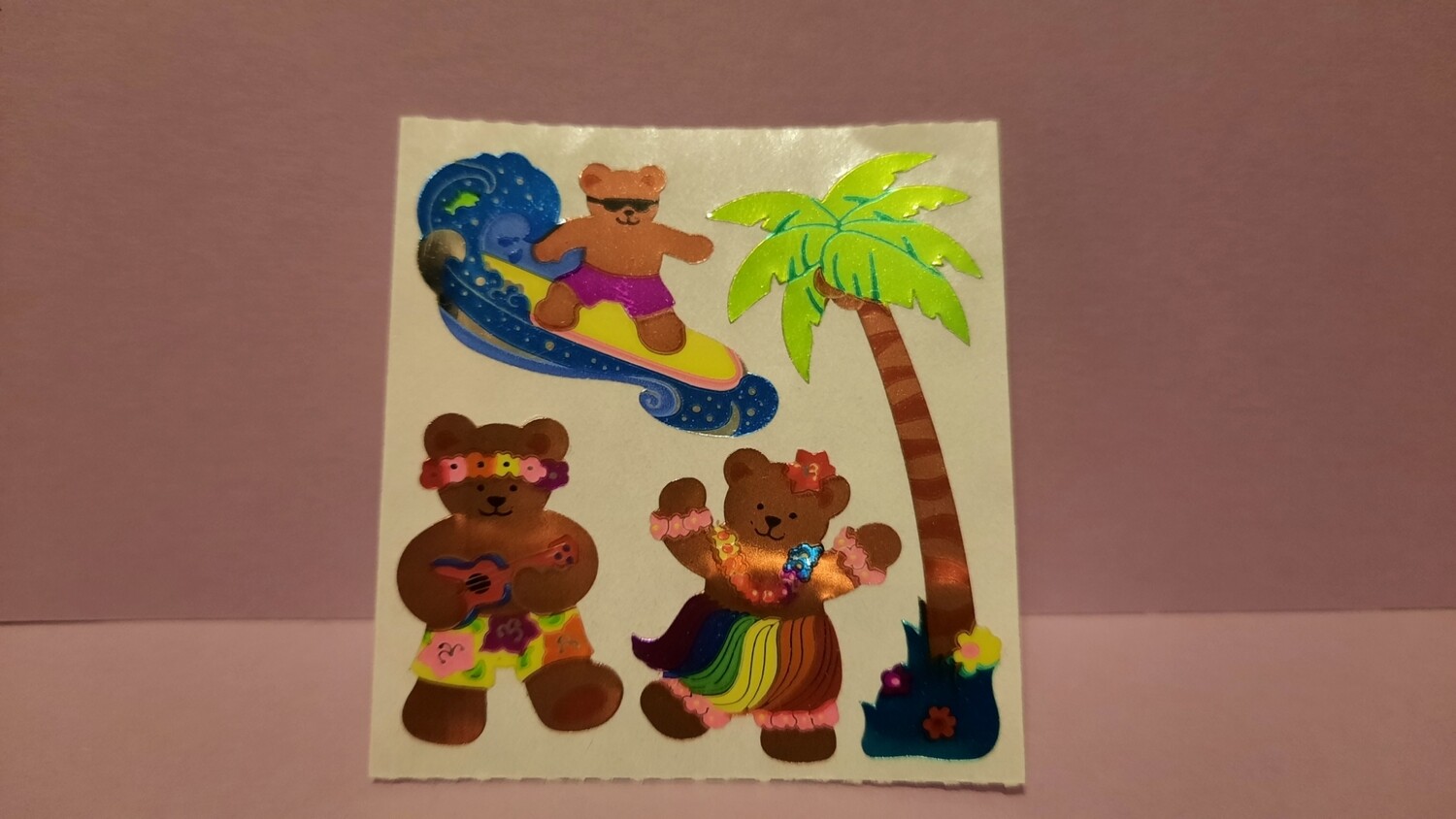 Sandylion Sticker Abriss, Metallic 80er/ 90er Jahre Spielzeug