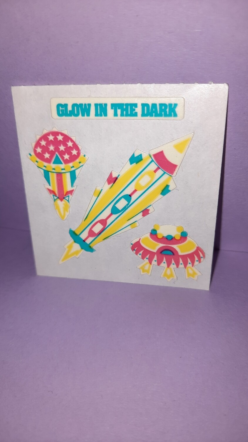 Sandylion Sticker Abriss 1x, 80er/ 90er Jahre Spielzeug, Glow in the Dark!!!