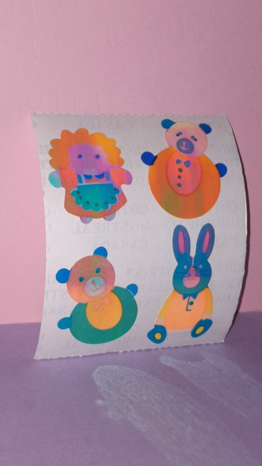 Sticker/ Pearlie Abriss, Cortin,80er/ 90er Jahre Motiv, Spielzeug, neu 