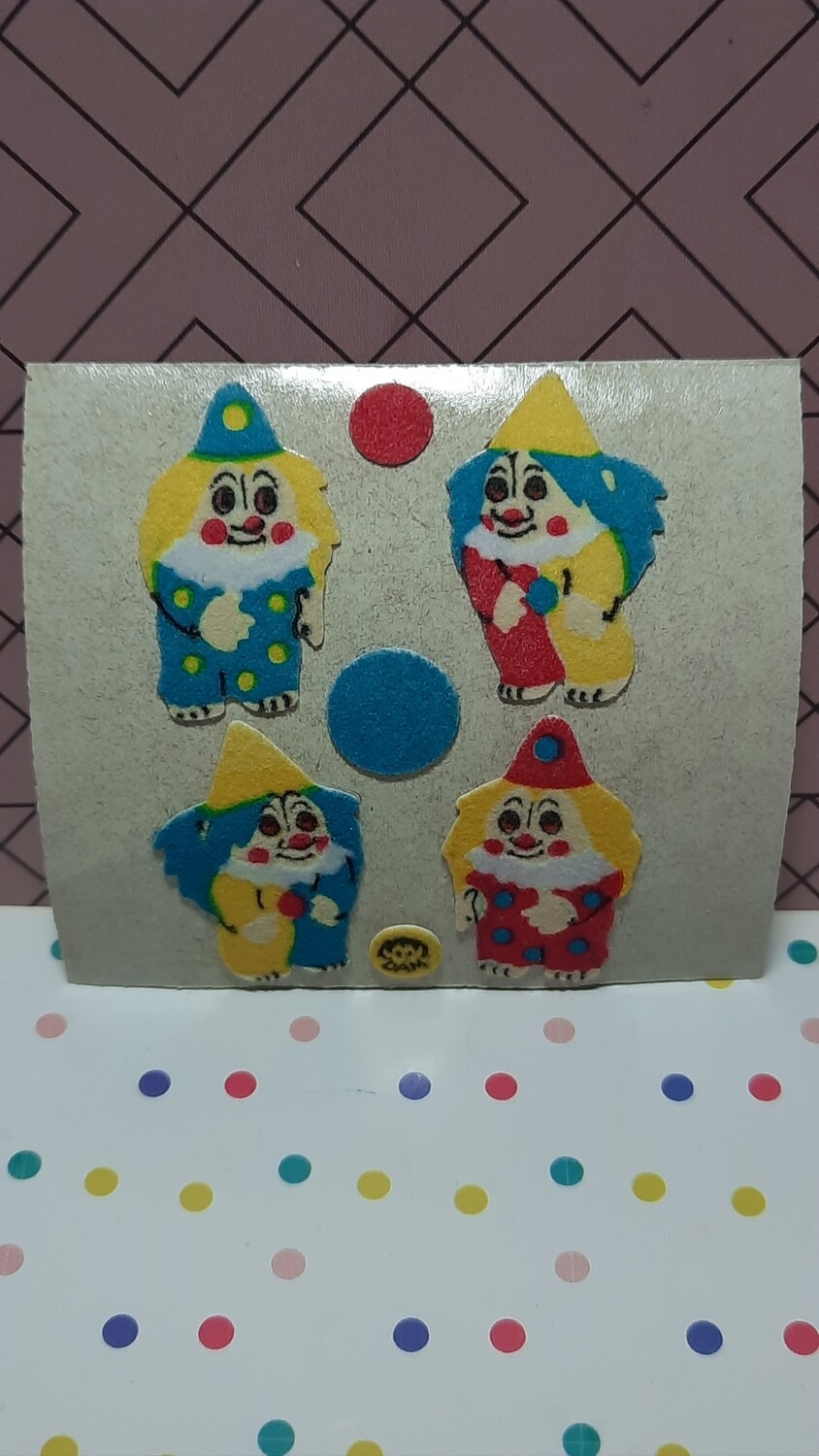 Sticker/ Stoff Abriss, 80er/ 90er Jahre Zauber-Trolle/ DAM