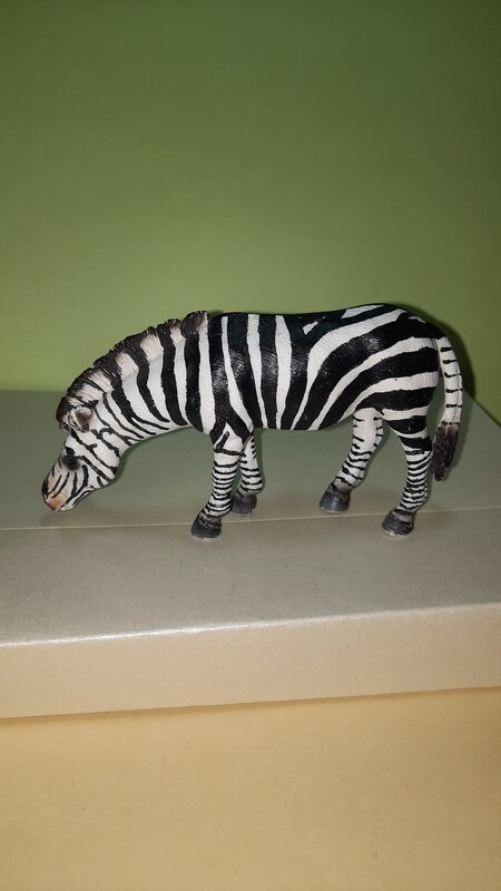 Schleich Wild Life/ Zebra grasend/ Exclusiv Figur (600)