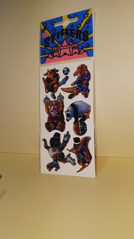 Maxi Prismatic Sticker Bogen, 90er Jahre 