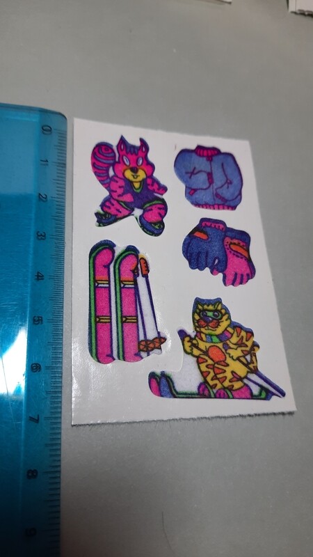 Sticker/ Stoff Abriss, BsB, 80er/ 90er Jahre Spielzeug, 