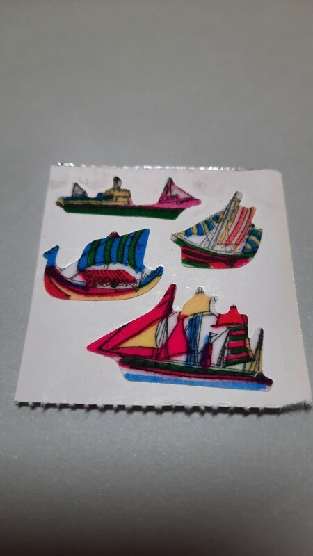 Sticker/ Stoff Abriss, BsB, 80er/ 90er Jahre Spielzeug