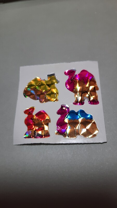 Sticker/ Prismatic Abriss original Bogen 