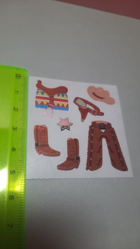 Sandylion Sticker Abriss, Metallic 80er/ 90er Jahre Spielzeug