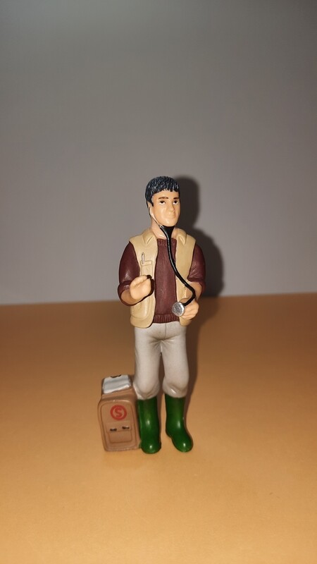 Schleich Horse Club, Tierarzt, Menschliche Figur von 2010 (0019a)