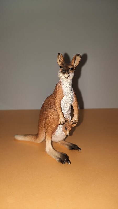 Schleich Wild Life/ Känguru von 2008 ( Nr. 07a )
