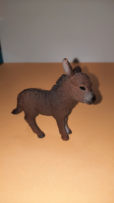 Schleich Farm World Esel Fohlen braun Exclusiv Sonderbemalung 2013 (235h)
