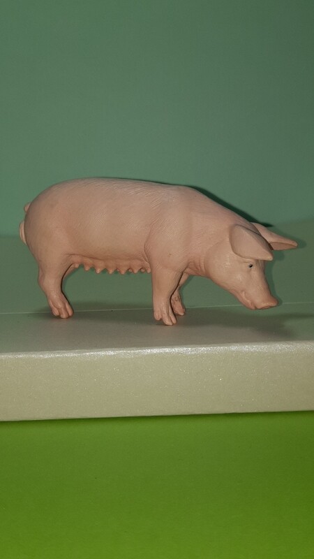 Schleich Farm World Schwein/ Sau von 2003 (015a)