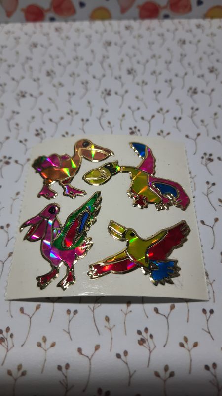 Sticker/ Prismatic Abriss original Bogen 