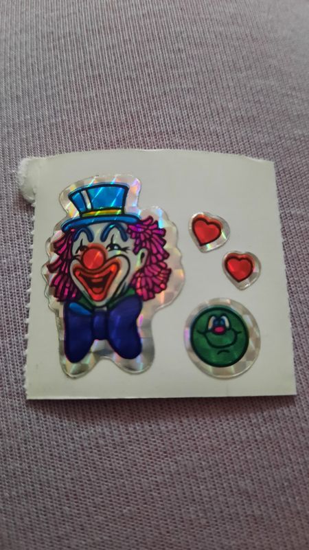 Sticker/ Prismatic Abriss original Bogen 