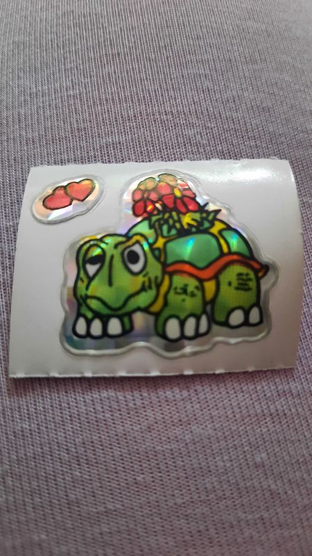 Sticker/ Prismatic Abriss original Bogen 