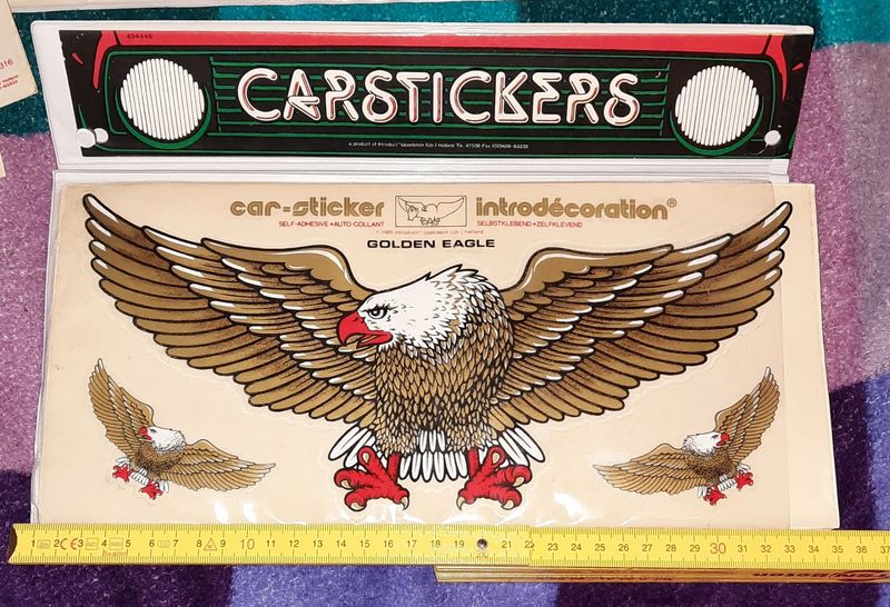 Großer Sticker von Introduct, Auto Aufkleber, 80er Jahre 