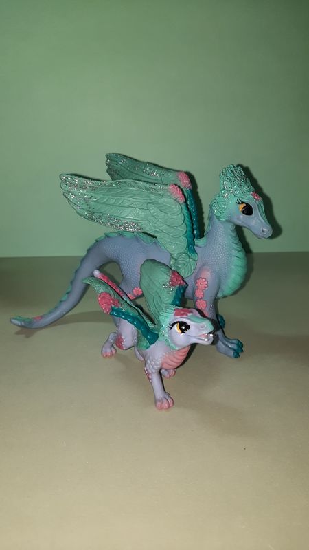 Schleich Bayala, großer Drache mit Kind, Top Zustand
