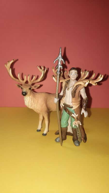 Schleich Bayala Elfe/ Kämpfer mit Zaubertier 2 Teilig (341)