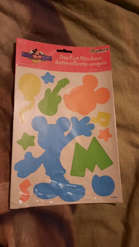 Sandylion Sticker Kromekote OVP/ sehr groß, Mickey Maus 