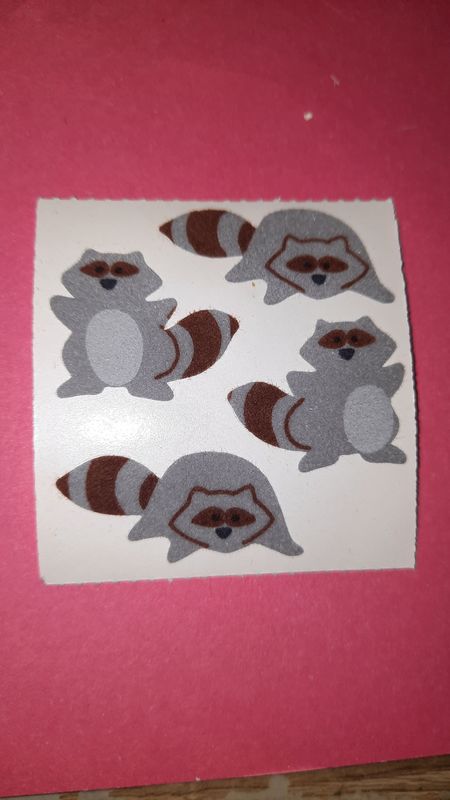 Sandylion Sticker Abriss, Fuzzy 80er/ 90er Jahre Spielzeug