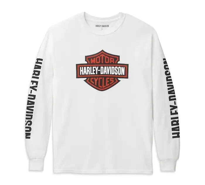 Harley-Davidson Longsleeve "Bar and Shield" White