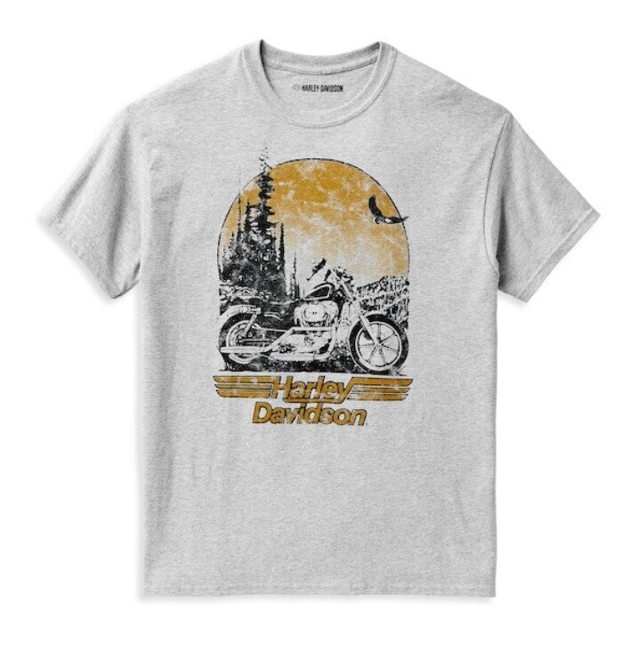 Harley-Davidson Herren Shirt "World" Light Grey