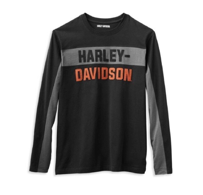 Harley-Davidson Longsleeve "H-D" Black/Grey