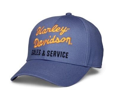 Harley-Davidson Damen Cap "Sales&Service" Blue
