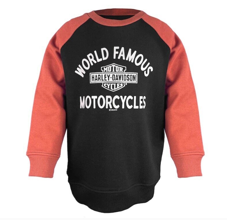 Harley-Davidson Boy's Fleece Crew Pullover